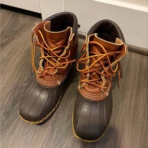 LL Bean Duck Boots 6.5 Snow Weather Wet Boots